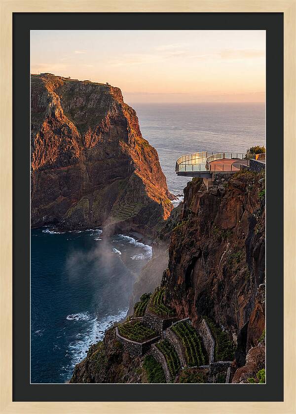 Cabo Girao Cliff At Sunset