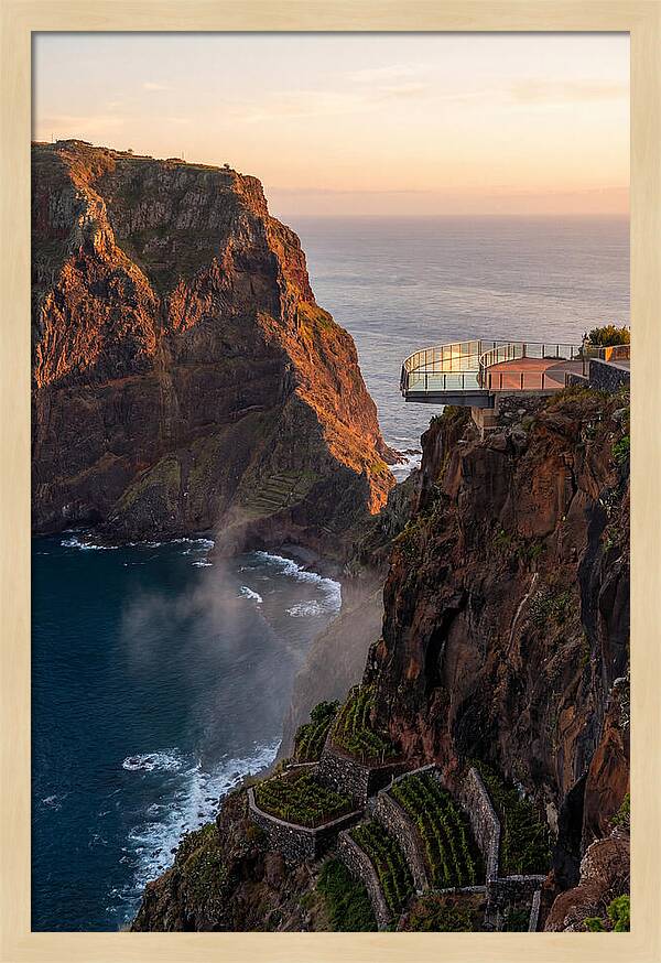 Cabo Girao Cliff At Sunset