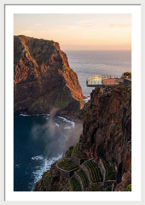 Cabo Girao Cliff At Sunset