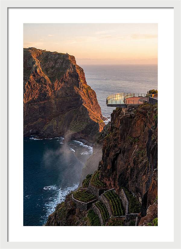 Cabo Girao Cliff At Sunset