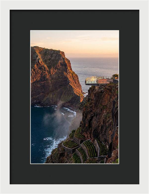 Cabo Girao Cliff At Sunset