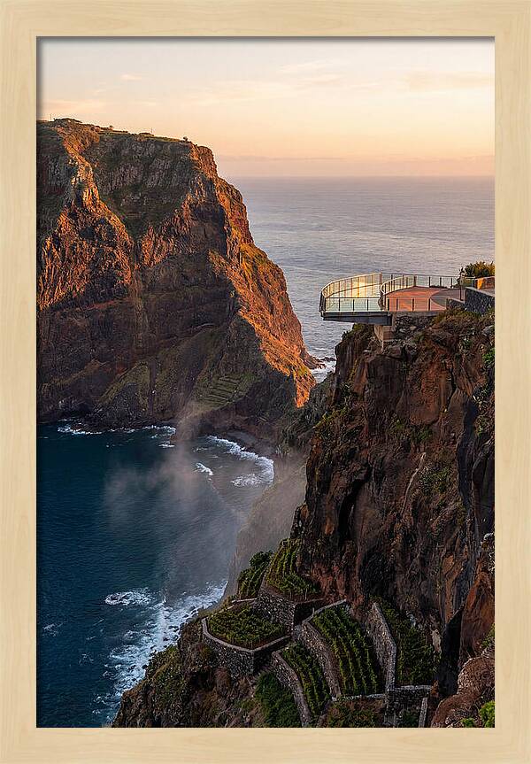 Cabo Girao Cliff At Sunset