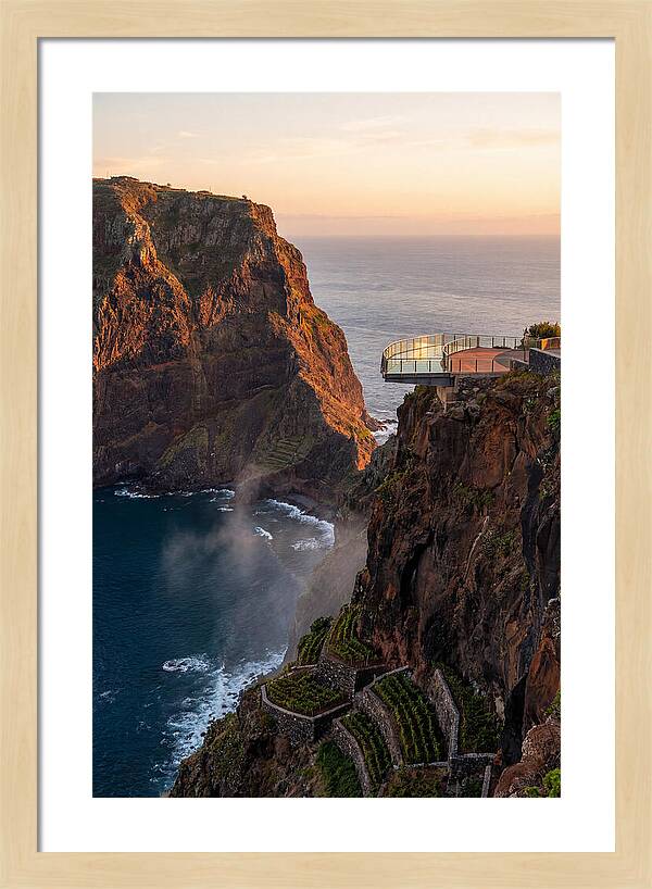 Cabo Girao Cliff At Sunset