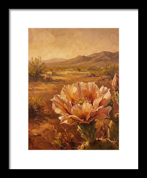 Cactus Flower In The Mediterranean Sun