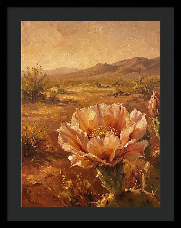 Cactus Flower In The Mediterranean Sun