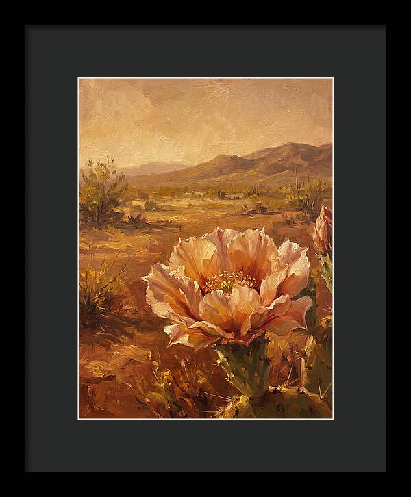 Cactus Flower In The Mediterranean Sun