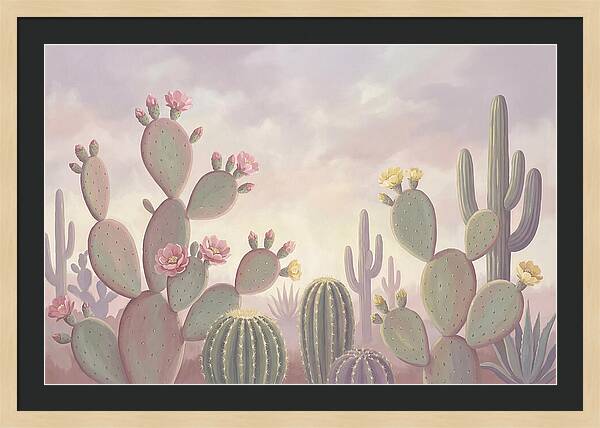 Cactus Garden Blooms