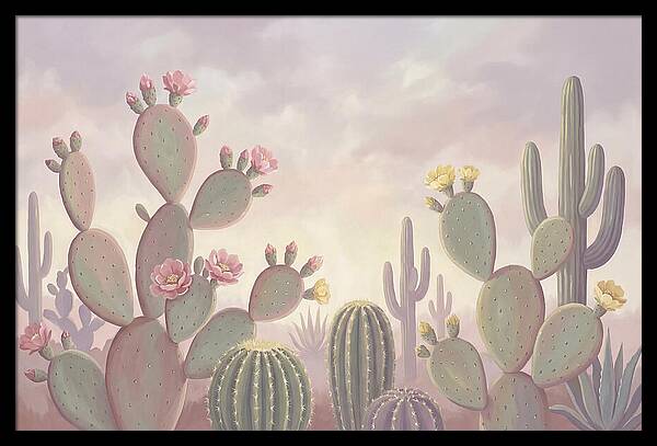 Cactus Garden Blooms
