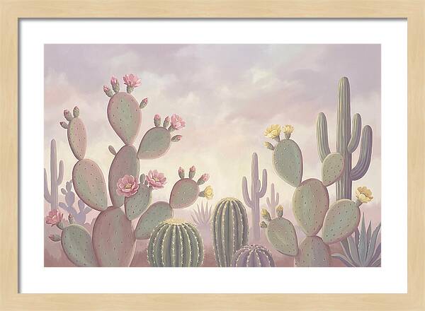 Cactus Garden Blooms