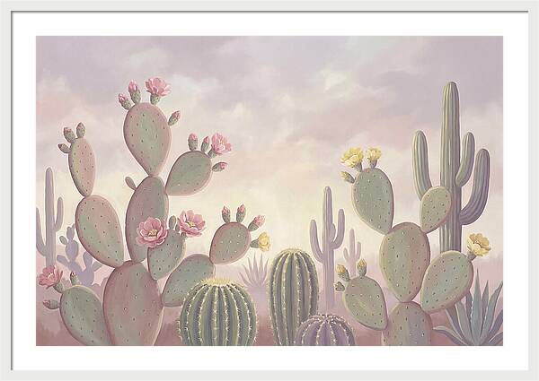 Cactus Garden Blooms