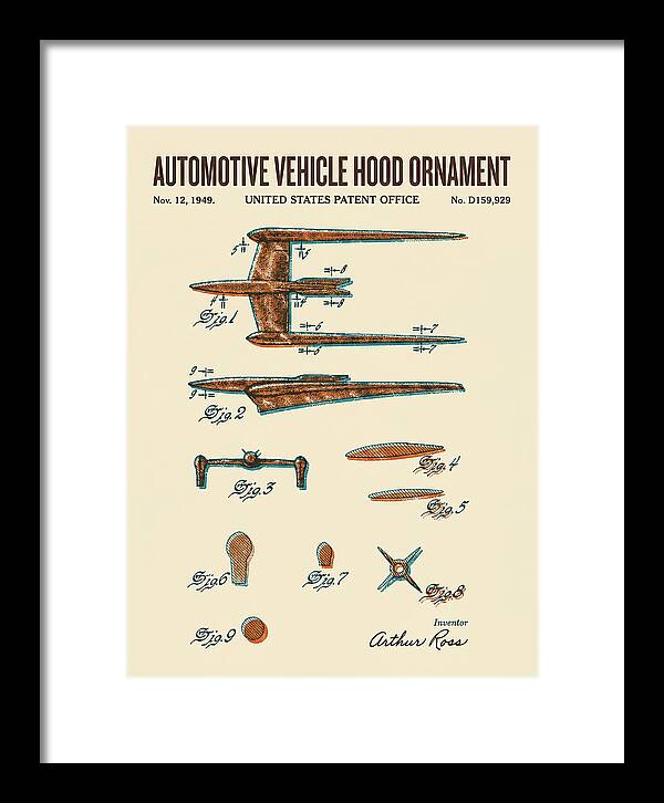 Cadillac Hood Ornament Retro Patent Usd159929s