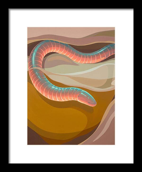 Caecilian In Abstract Form