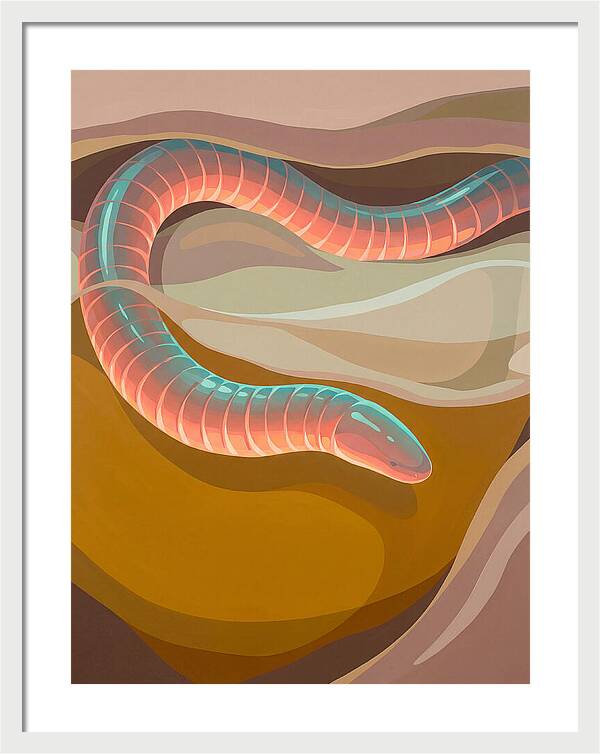 Caecilian In Abstract Form