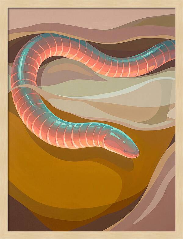 Caecilian In Abstract Form