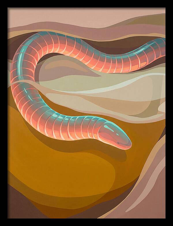 Caecilian In Abstract Form