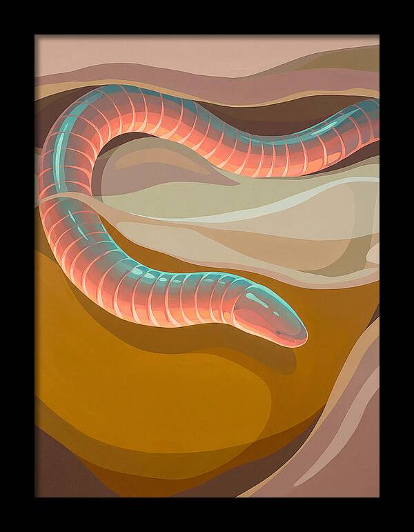 Caecilian In Abstract Form