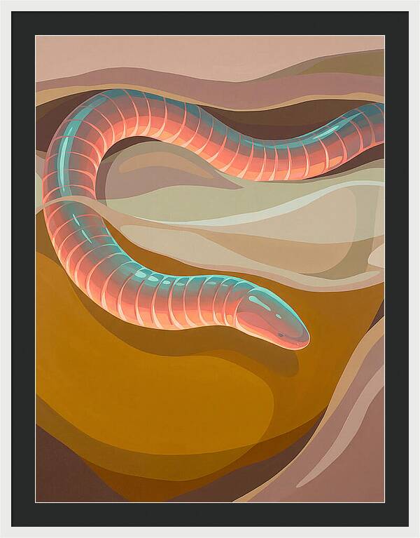 Caecilian In Abstract Form