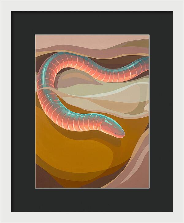 Caecilian In Abstract Form