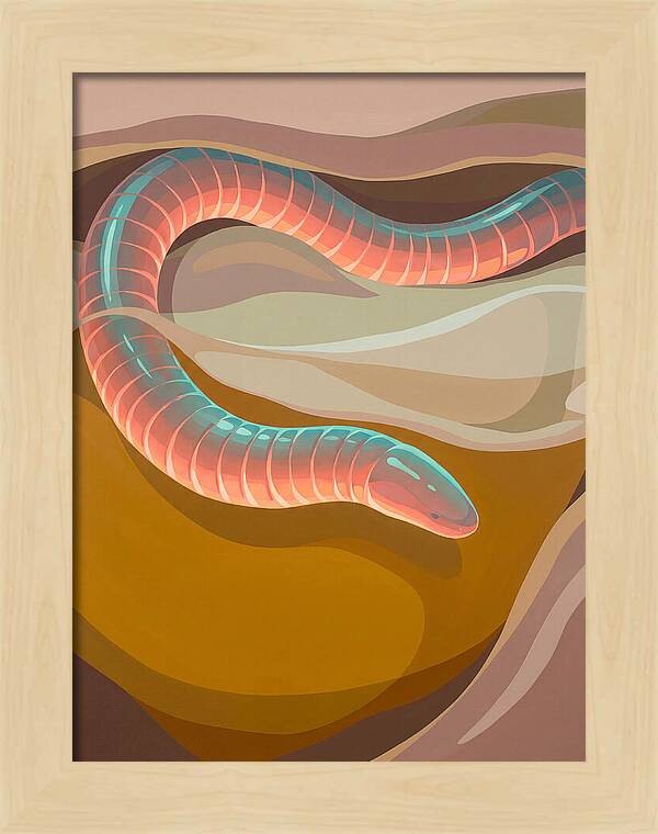 Caecilian In Abstract Form