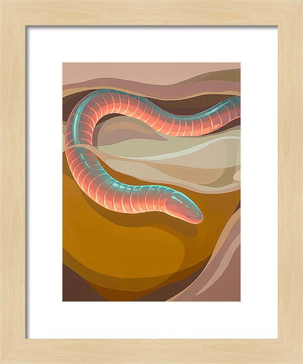 Caecilian In Abstract Form