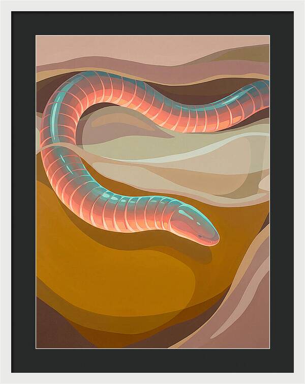 Caecilian In Abstract Form