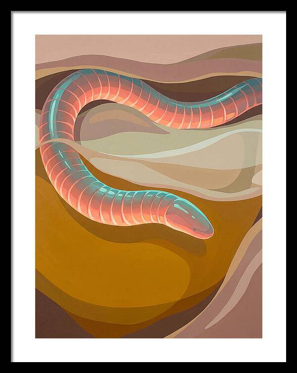 Caecilian In Abstract Form