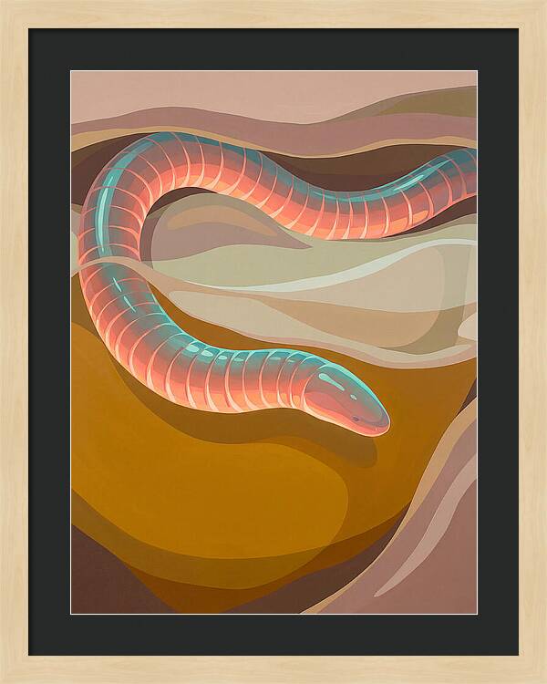 Caecilian In Abstract Form