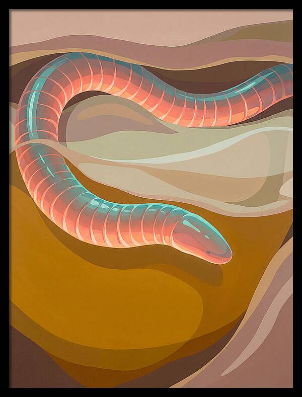 Caecilian In Abstract Form