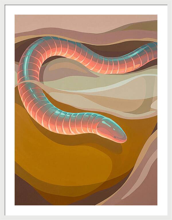 Caecilian In Abstract Form