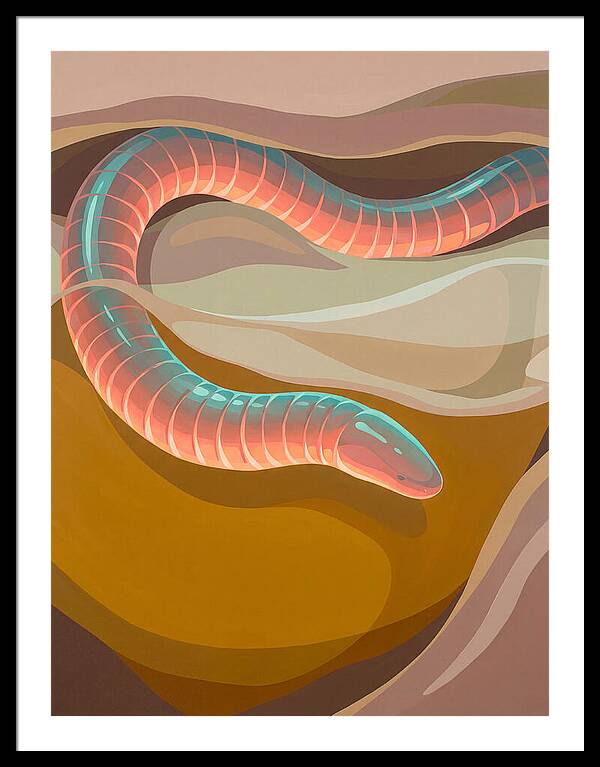Caecilian In Abstract Form