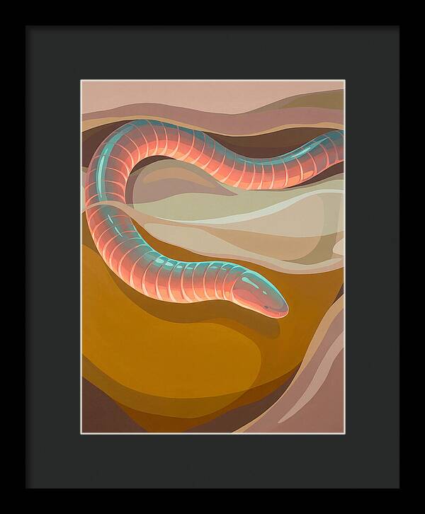 Caecilian In Abstract Form