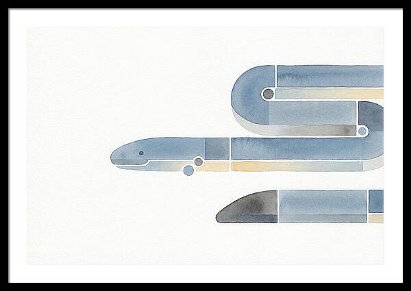 Caecilian In Minimalist Style