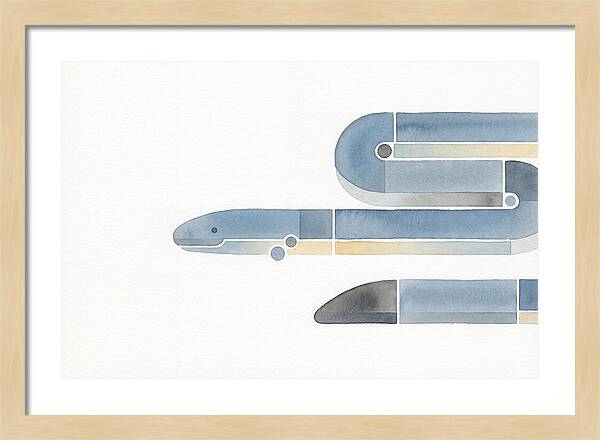 Caecilian In Minimalist Style