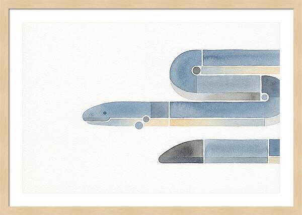 Caecilian In Minimalist Style