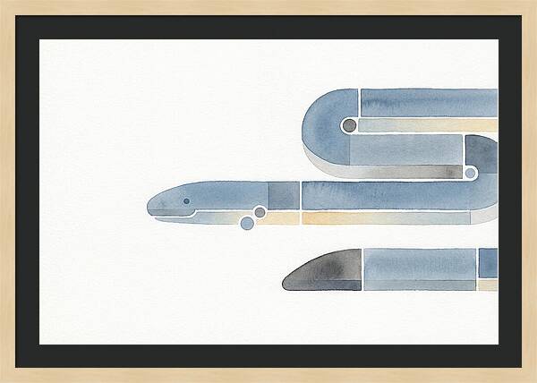 Caecilian In Minimalist Style