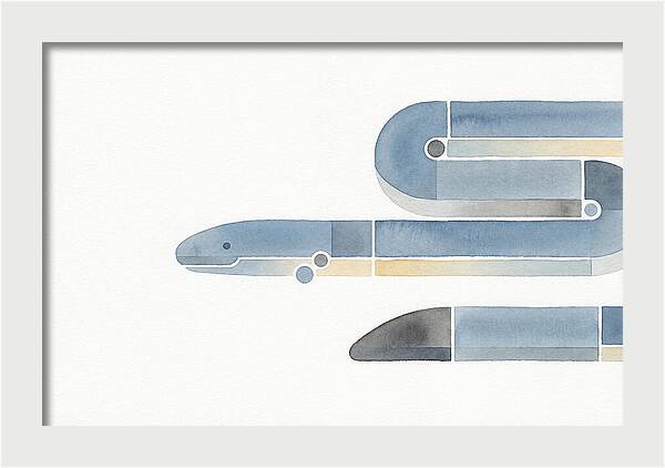 Caecilian In Minimalist Style