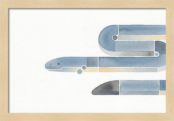 Caecilian In Minimalist Style