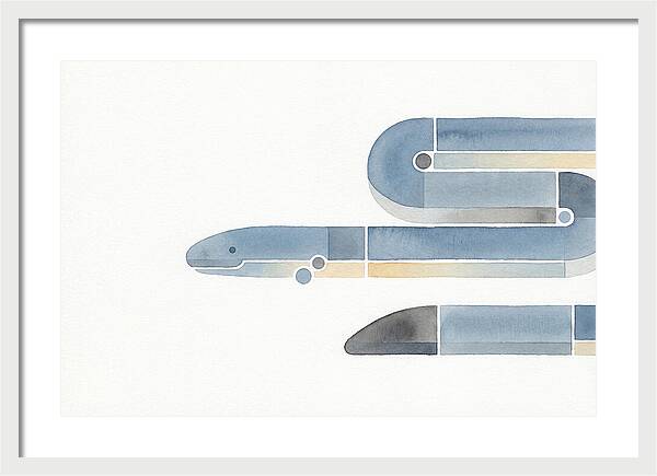 Caecilian In Minimalist Style