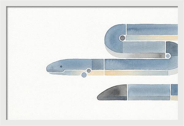 Caecilian In Minimalist Style