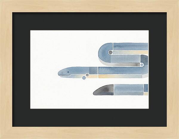 Caecilian In Minimalist Style