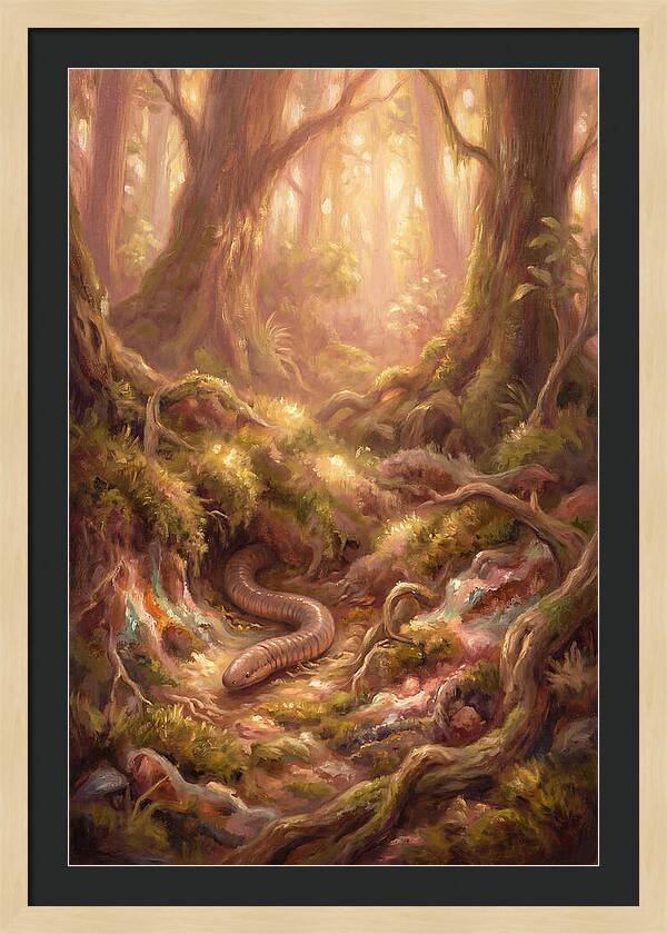 Caecilian In The Forest