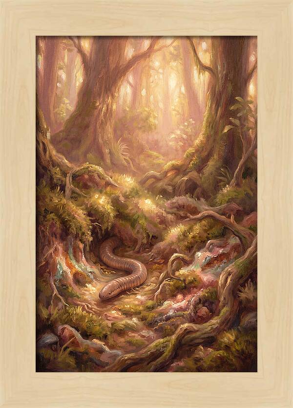 Caecilian In The Forest