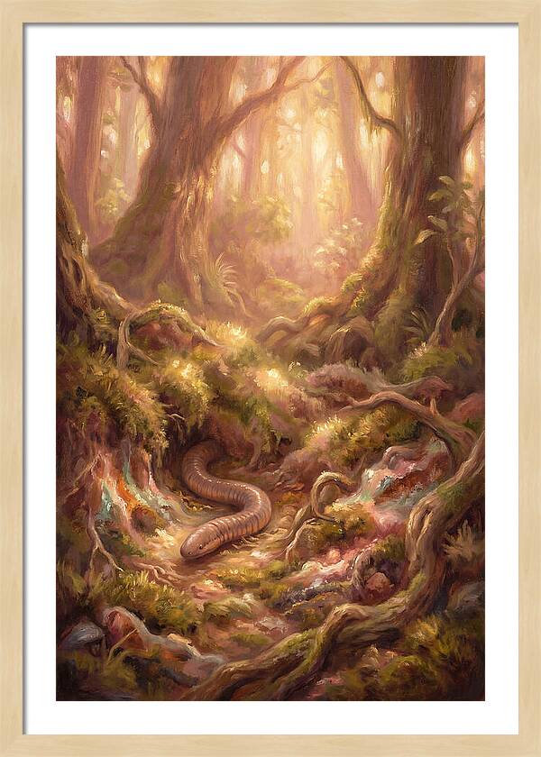 Caecilian In The Forest