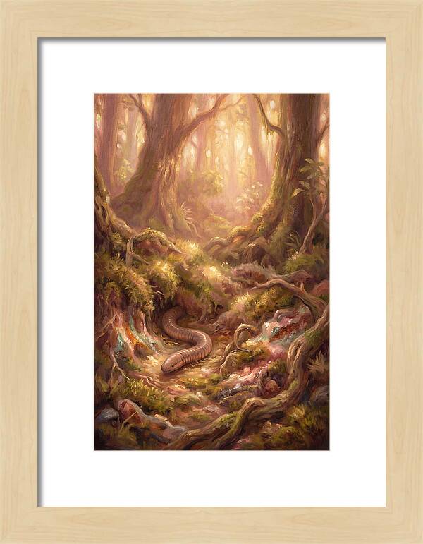 Caecilian In The Forest