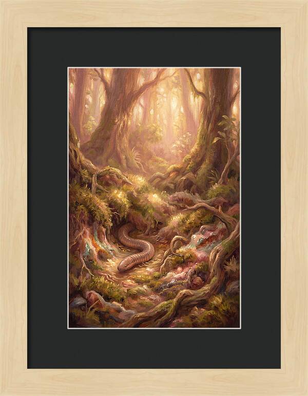 Caecilian In The Forest