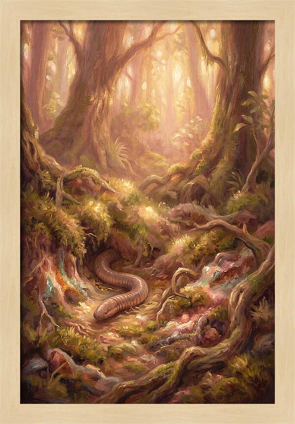 Caecilian In The Forest