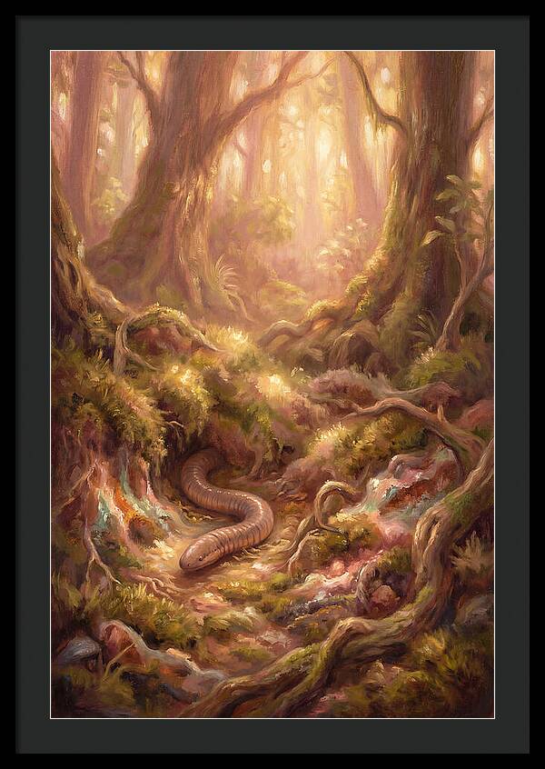 Caecilian In The Forest