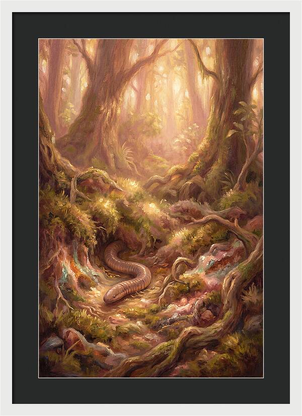 Caecilian In The Forest