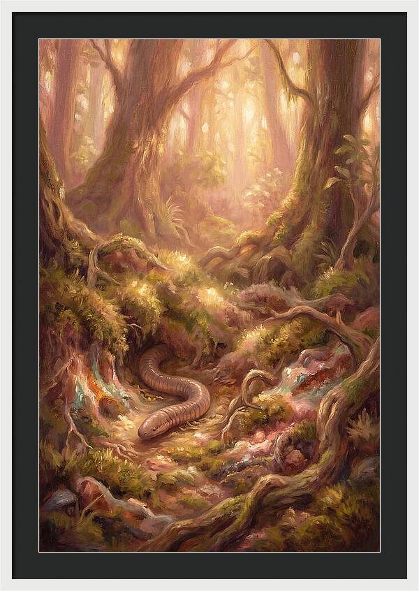 Caecilian In The Forest
