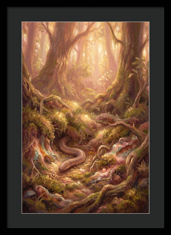 Caecilian In The Forest